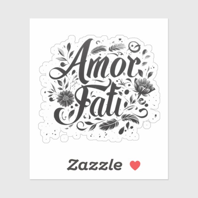 Sticker FATI AMOR (Feuille)