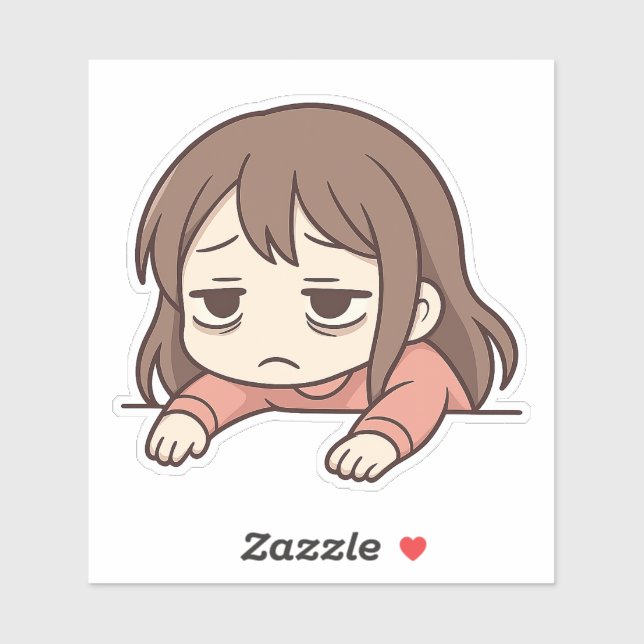 Sticker Fatigué et TIred (Feuille)