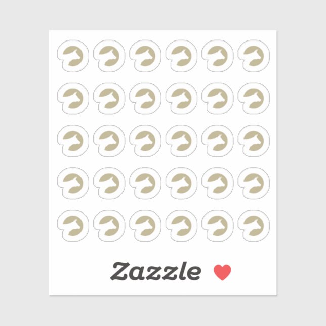 Sticker Faux Gold Beef Wedding Place Cards Meal Choice  (Feuille)