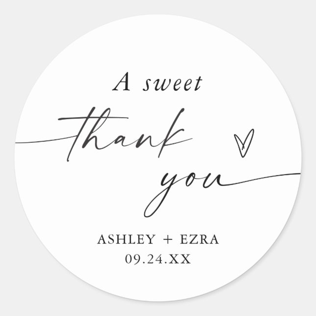 Sticker Favor de mariage | Sticker Favour Dessert (Devant)