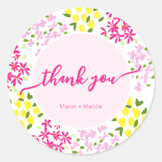 Sticker Favori Fleur Rond Ditsy
