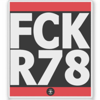 STICKER FCK R78