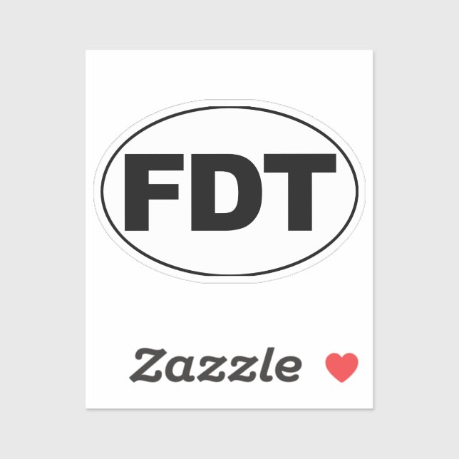 STICKER "FDT" (Feuille)