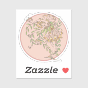 Sticker Fée de lait - Fée Vintage du jardin