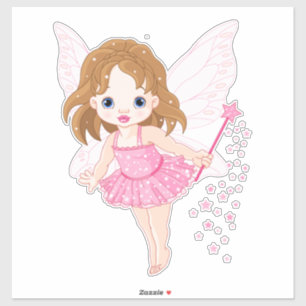 Sticker Fée mignonne