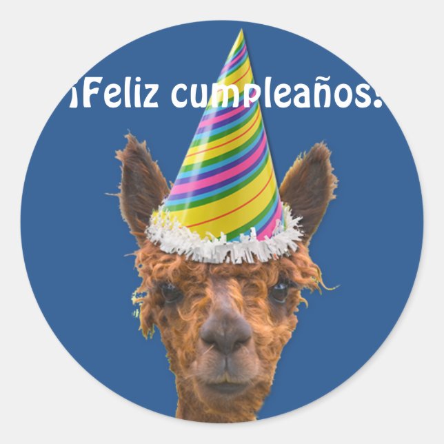 Sticker Feliz Cumpleanos (Devant)