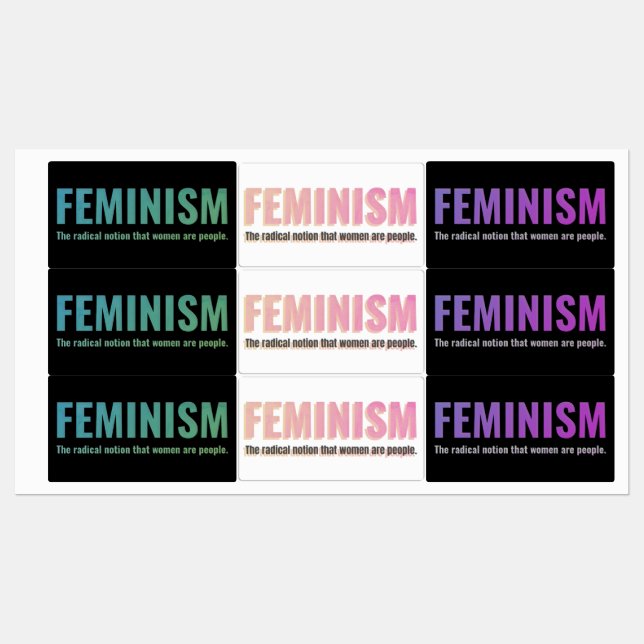 Sticker féministe - Bold Voices (Feuille)