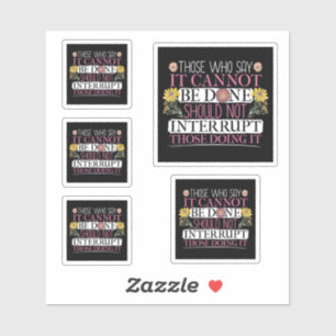 Sticker Femme à la tête