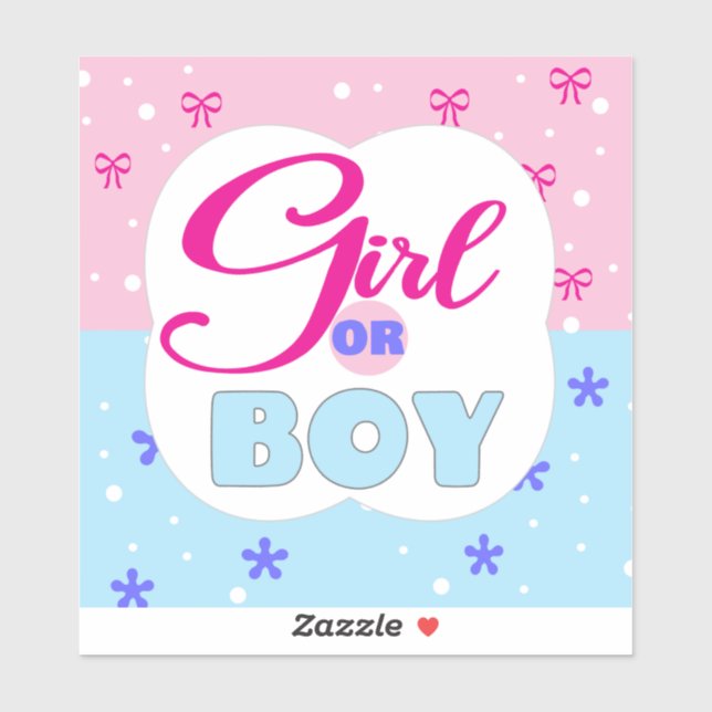 Sticker Femme ou garçon (Feuille)