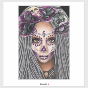 Sticker Femmes noires africaines Prêtres vaudou Imaginaire