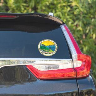 Sticker Fenêtre Véhicule de camion du sceau d'état du Mont