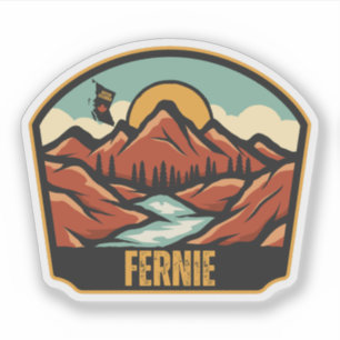Sticker Fernie (Colombie-Britannique)
