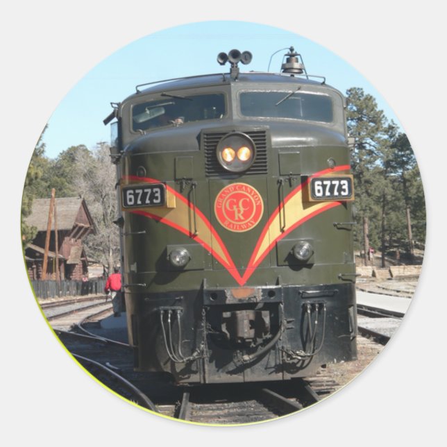 Sticker ferroviaire Grand Canyon (Devant)