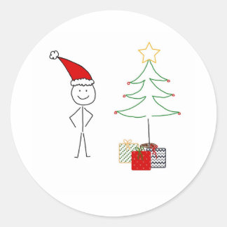 sticker festif de Noël pour cadeaux et cadeaux