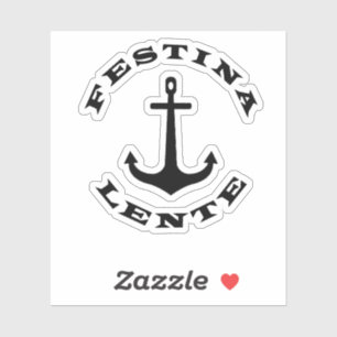 Sticker Festina lente