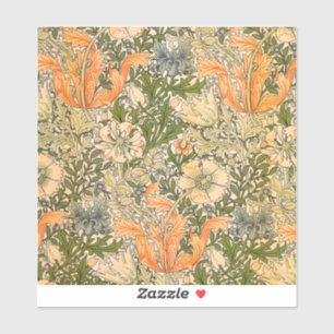 Sticker Festival de fleurs de William Morris Spring Compto