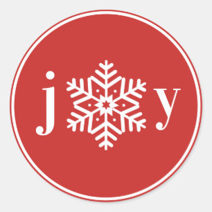 Sticker Festive Joy Holiday