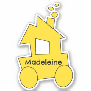 Sticker Fête d'anniversaire du petit train