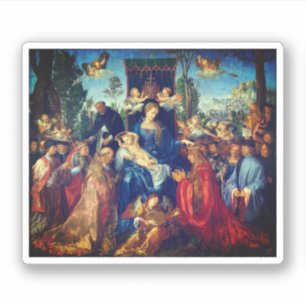 Sticker Fête de la Rose - Albrecht Dürer, 1506