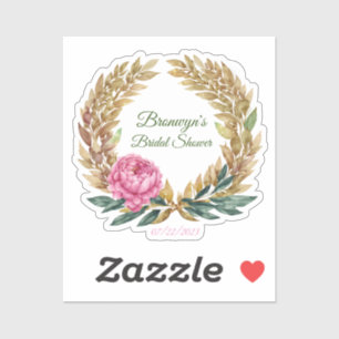 Sticker Fête des mariées romantique