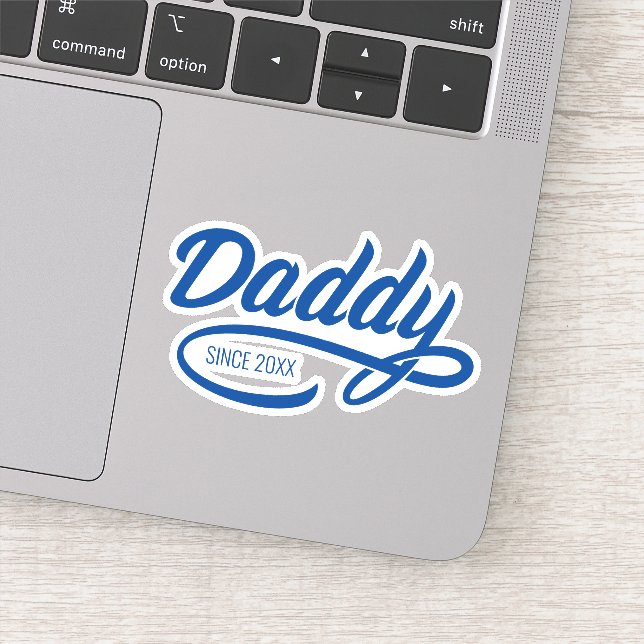 Sticker Fête des pères - Papa Depuis... (Détail)