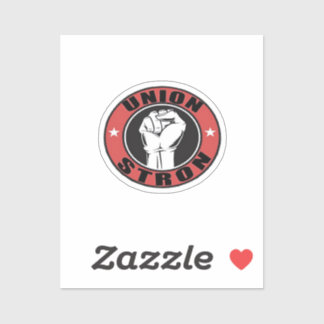 Sticker Fête du travail du drapeau américain fort Union