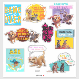 Sticker Fête Gracie & Pedro Favoriser
