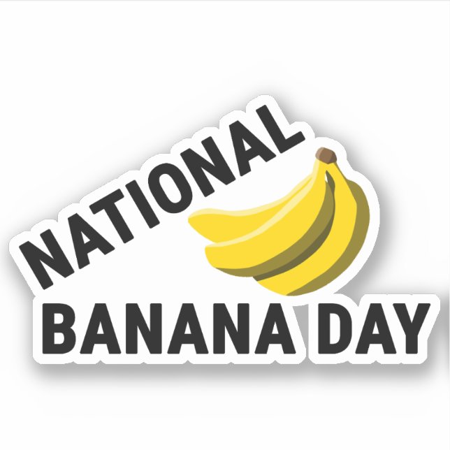 Sticker Fête nationale de la banane (Devant)