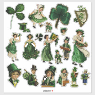 Sticker Fête vintage de la St Patrick