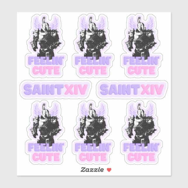 Sticker Feuille d'autocollant Saint's Feelin' mignon (Feuille)