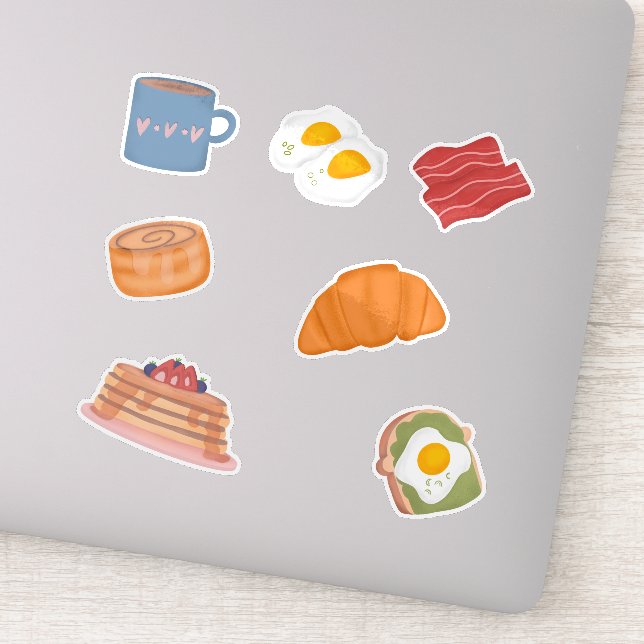 Sticker Feuille d'autocollants Club Petit-Déjeuner - Alime (Détail)