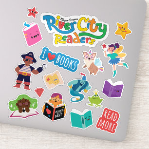 Sticker Feuille d'autocollants des lecteurs de River City