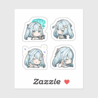 Sticker Feuille d'autocollants Faruzan Genshin Impact 4 pi