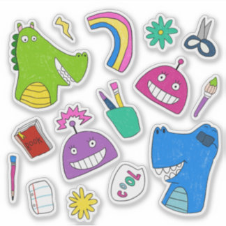 Sticker Feuille d'autocollants "House of Fun"