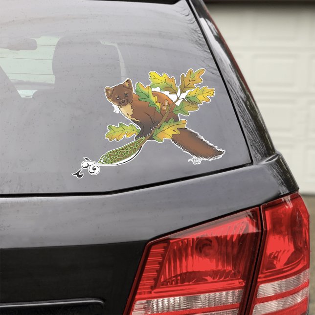 Sticker Feuilles d'automne de Pine Marten (Créateur téléchargé)