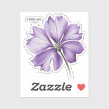 Février Fête d'anniversaire : Violet cadeau person