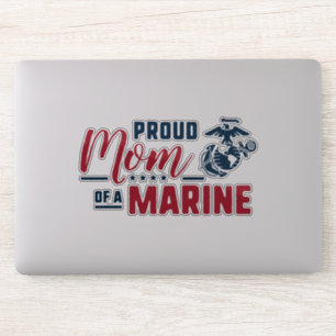 Sticker Fier maman d'une Marine