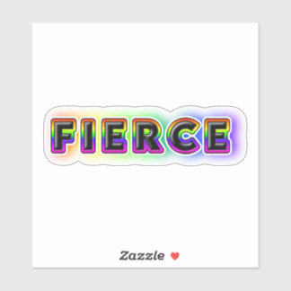 Sticker Fierce