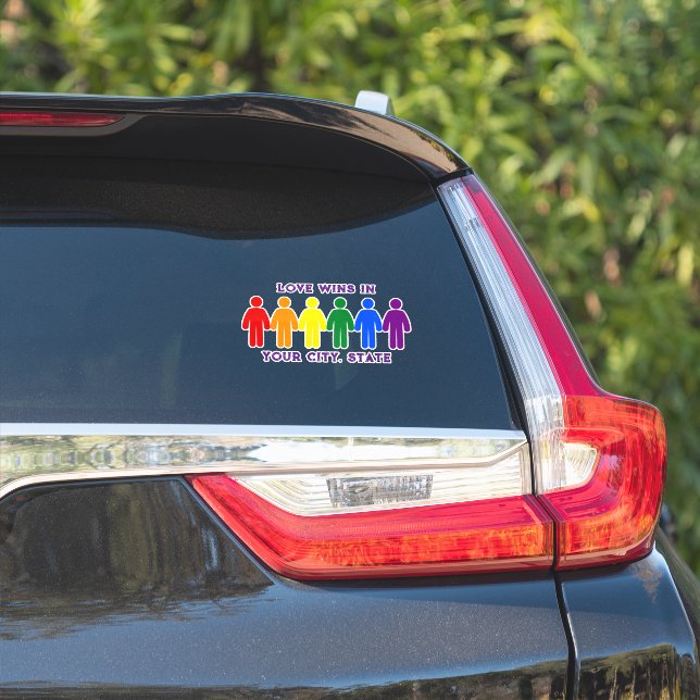 Sticker Fierté (Côté voiture)