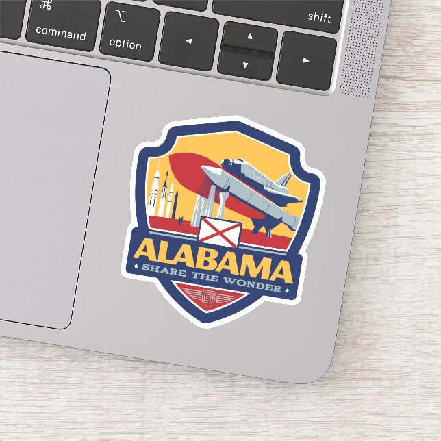 Sticker Fierté de l'État | Alabama (Détail)