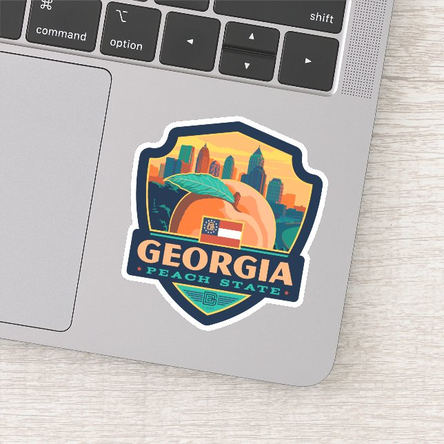 Sticker Fierté de l'État | Géorgie (Détail)