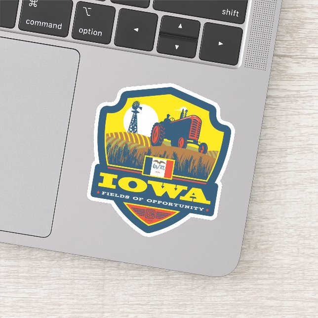 Sticker Fierté de l'État | Iowa (Détail)