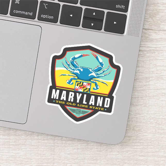 Sticker Fierté de l'État | Maryland (Détail)