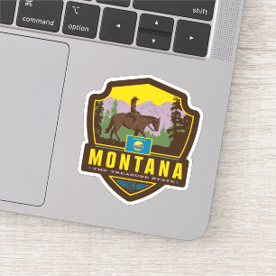 Sticker Fierté de l'État   Montana
