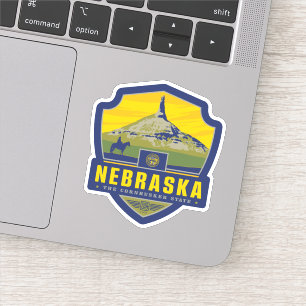 Sticker Fierté de l'État   Nebraska