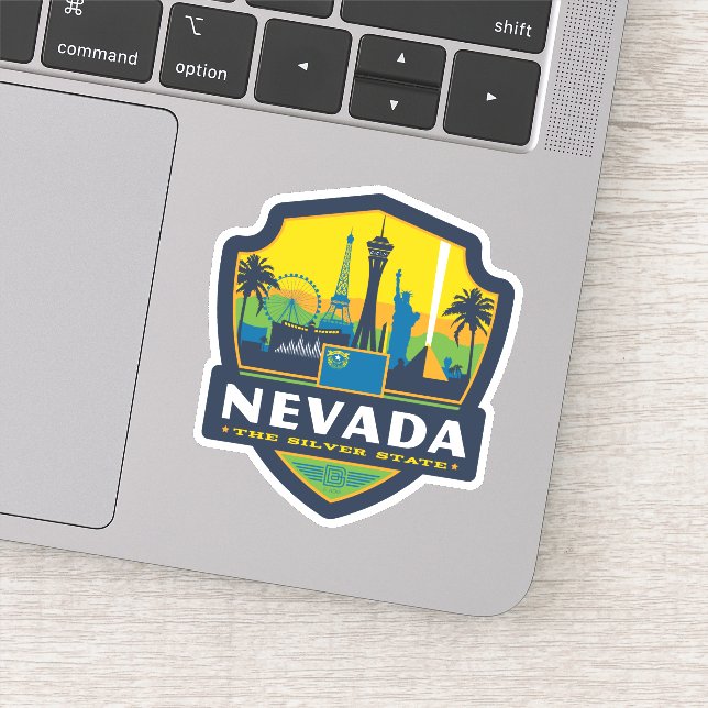 Sticker Fierté de l'État | Nevada (Détail)