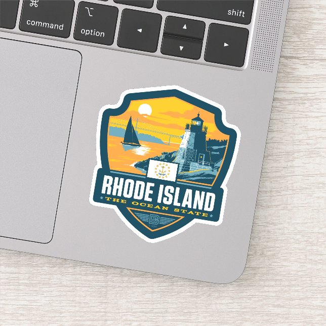 Sticker Fierté de l'État | Rhode Island (Détail)