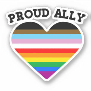 Sticker Fierté de progrès de l'Ally