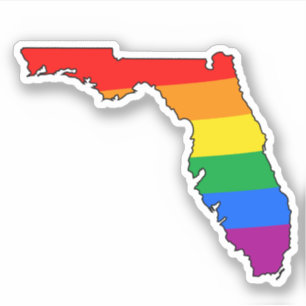 Sticker Fierté gay de Floride