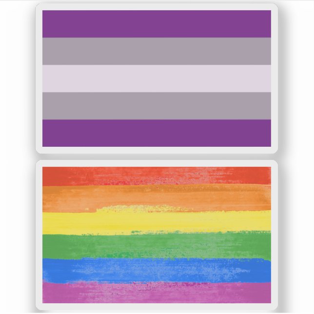 Sticker Fierté Greysexuée (Devant)
